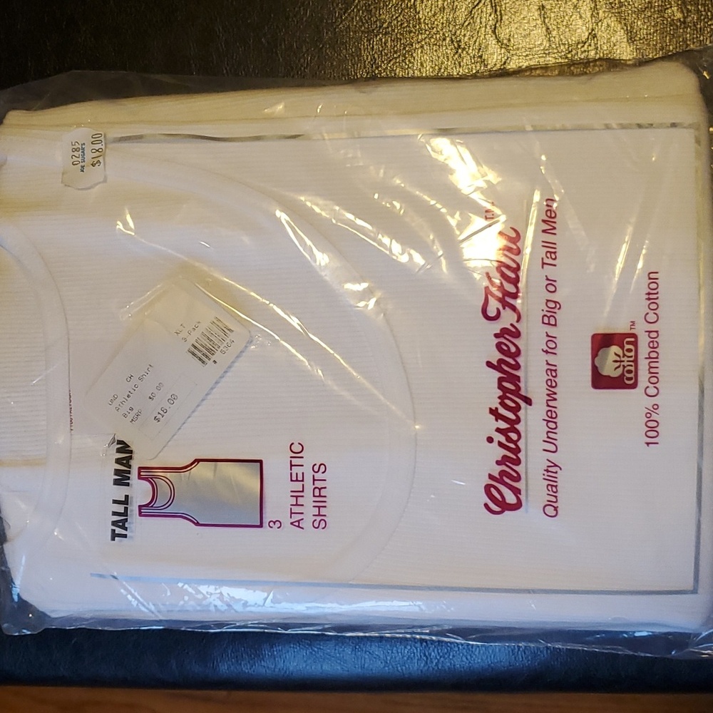 3 pack of Christopher Hart's athletic shirts